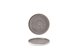 Stonecast Peppercorn Grey Chefs' Walled Plate